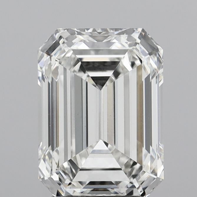 2.81ct Emerald G VVS2 Lab Created Diamond