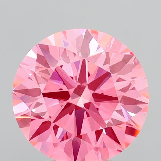 2.94ct Round VVS2 Lab Created Diamond