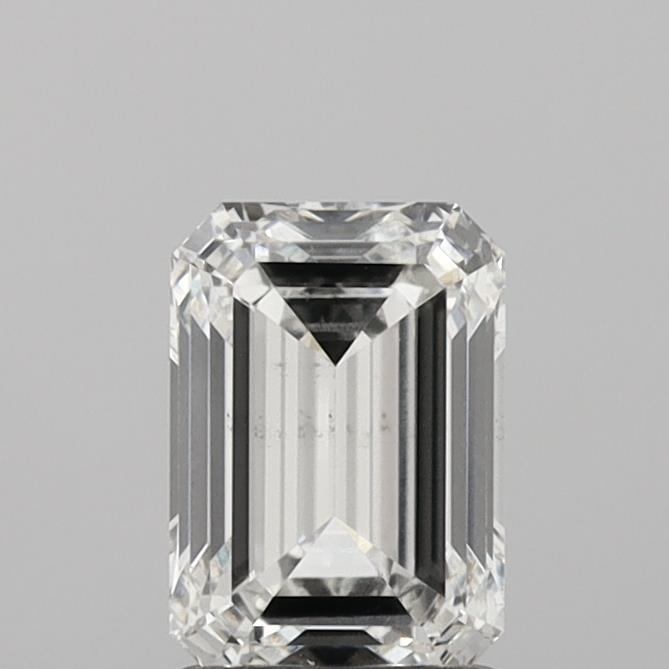 1.6ct Emerald F VS2 Lab Created Diamond