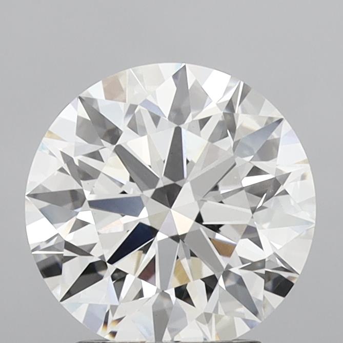 3.06ct Round F VVS2 Lab Created Diamond