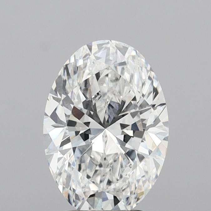 3.07ct Oval D VVS2 Lab Created Diamond