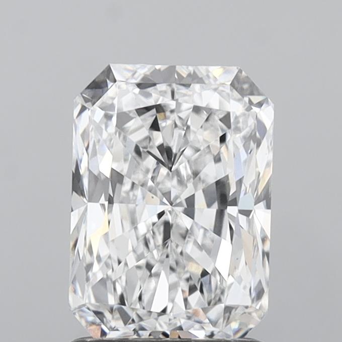 2.01ct Radiant D VVS1 Lab Created Diamond