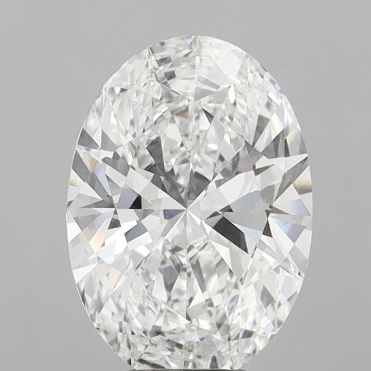 5.09ct Oval D VVS2 Lab Created Diamond