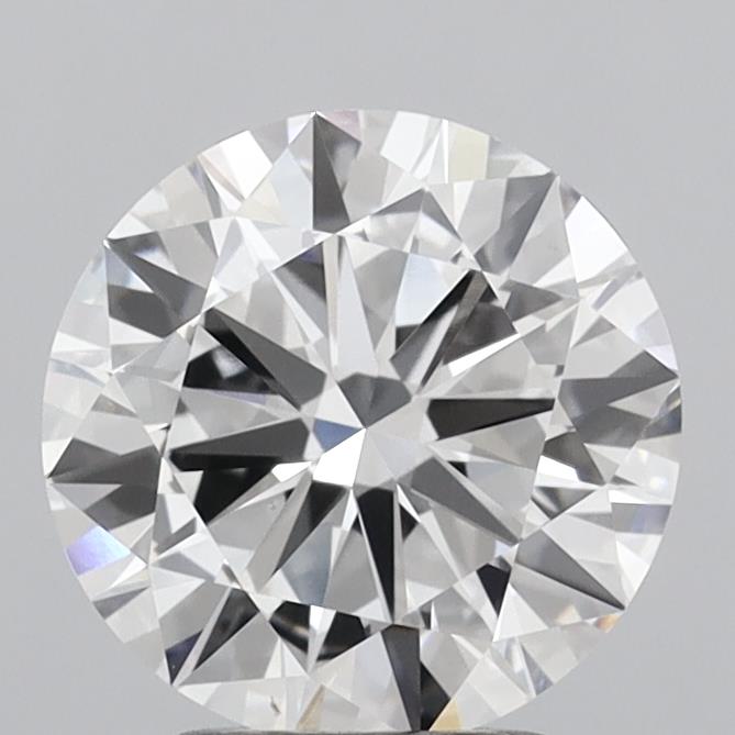 2.83ct Round E VVS2 Lab Created Diamond
