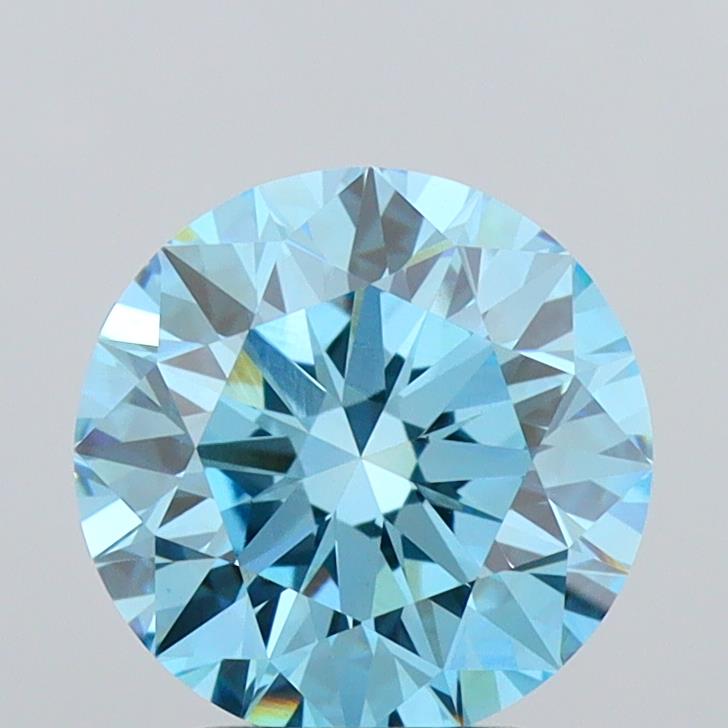 2.82ct Round VVS2 Lab Created Diamond