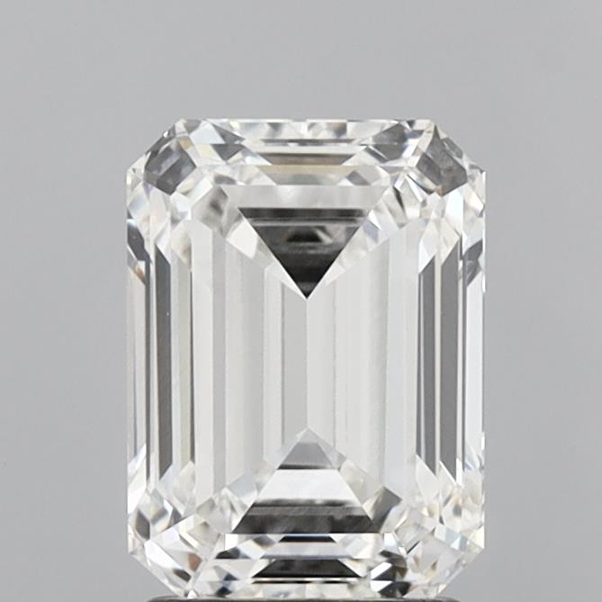 2.4ct Emerald G VVS2 Lab Created Diamond