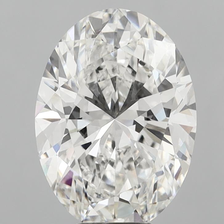 7.01ct Oval F VVS1 Lab Created Diamond