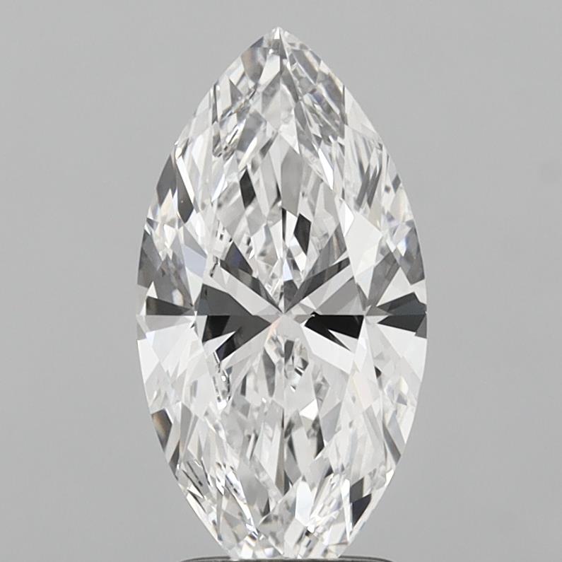 2.04ct Marquise D VVS2 Lab Created Diamond
