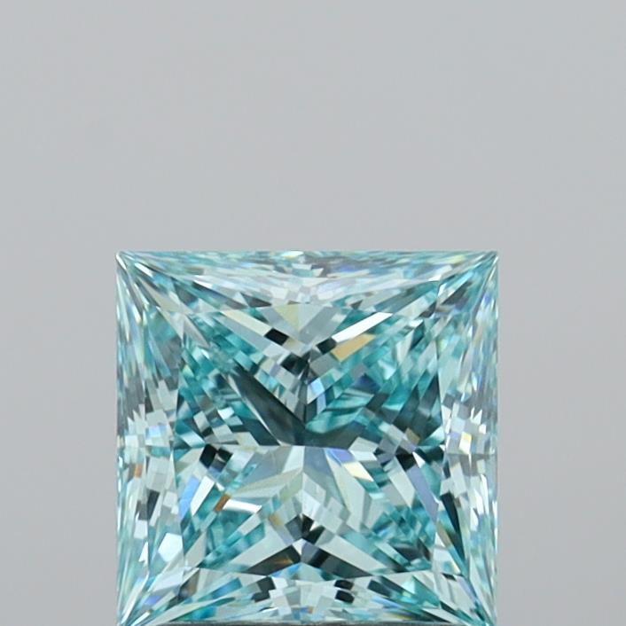 1.93ct Princess VVS2 Lab Created Diamond
