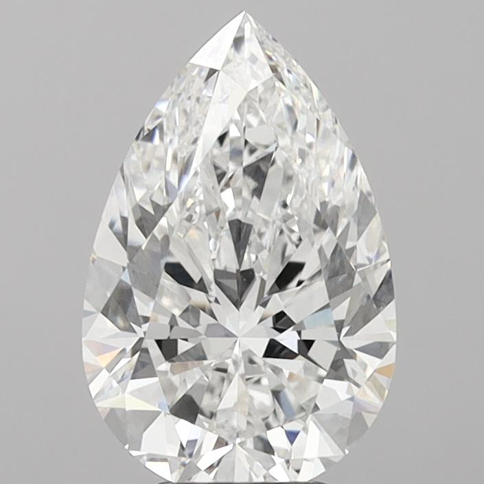 4.92ct Pear E VVS2 Lab Created Diamond