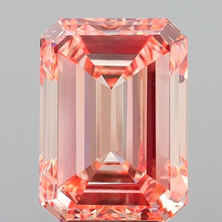 4.54ct Emerald VVS2 Lab Created Diamond