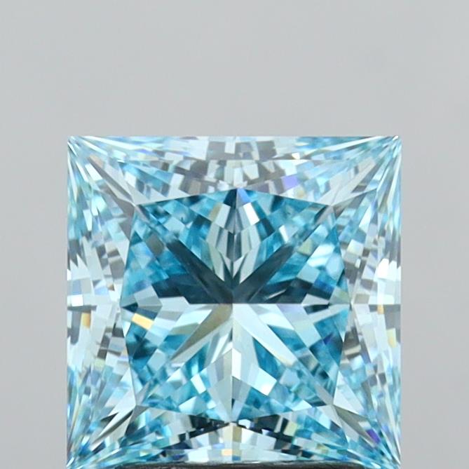 2.82ct Princess VS1 Lab Created Diamond