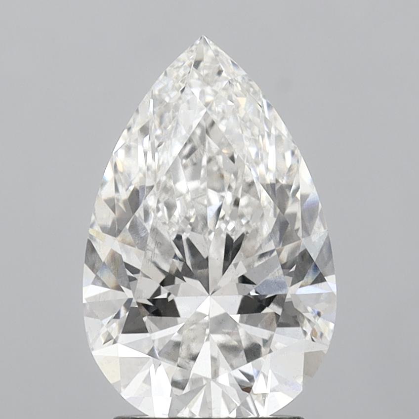 2.72ct Pear G VS2 Lab Created Diamond