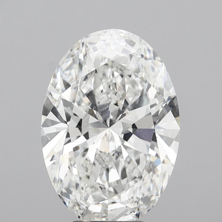 4.74ct Oval F VS1 Lab Created Diamond