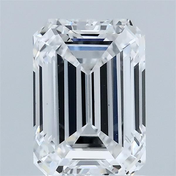 1.5ct Emerald D VVS2 Lab Created Diamond