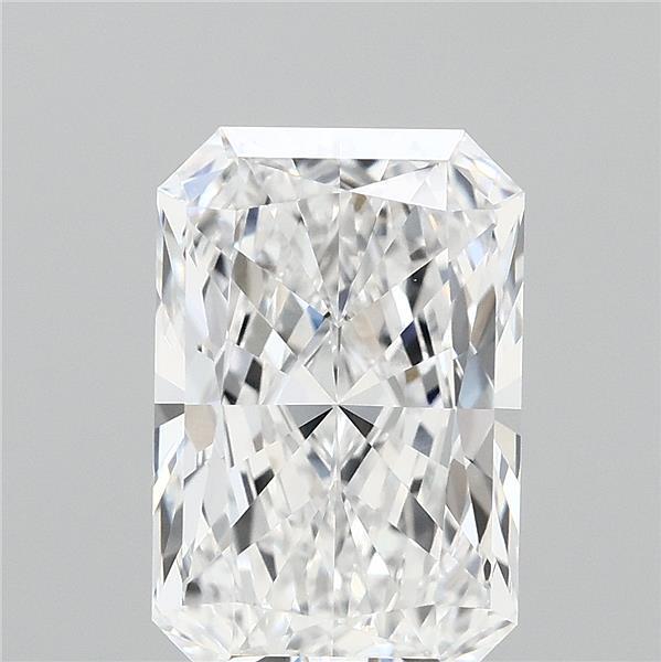 3.6ct Radiant D VVS1 Lab Created Diamond
