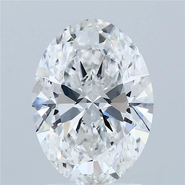 2.1ct Oval E VVS2 Lab Created Diamond