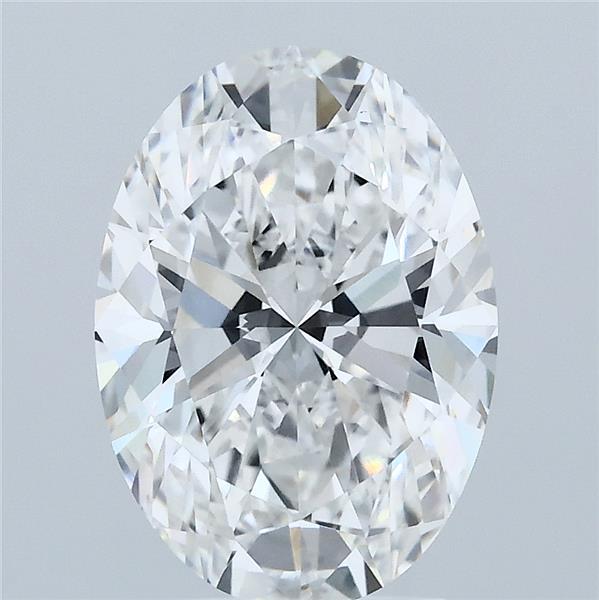 3.01ct Oval E VVS2 Lab Created Diamond