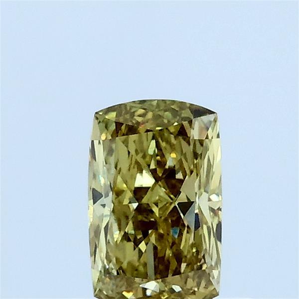 0.5ct Cushion FANCY INTENSE YELLOW VS1 Lab Created Diamond
