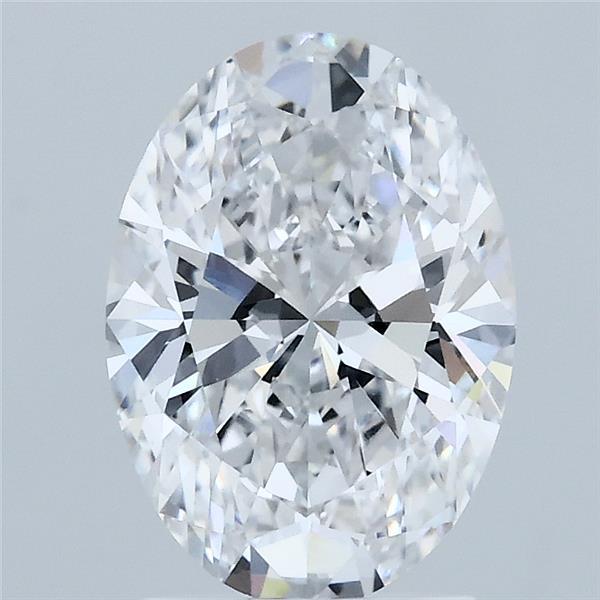 2.06ct Oval D VVS2 Lab Created Diamond