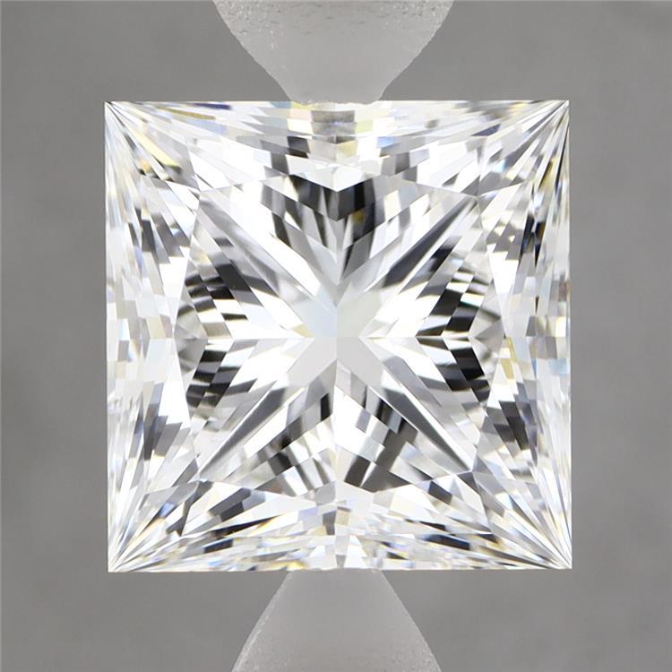4.96ct Princess F VVS2 Lab Created Diamond