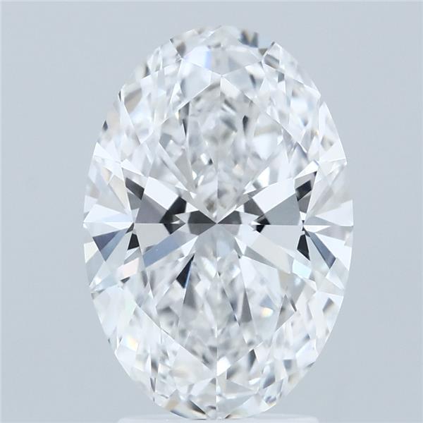 3.03ct Oval D VVS2 Lab Created Diamond