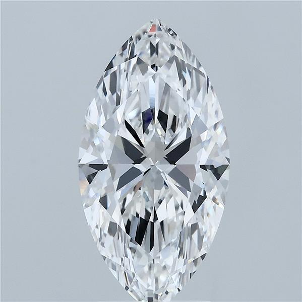 3.05ct Marquise F VVS2 Lab Created Diamond