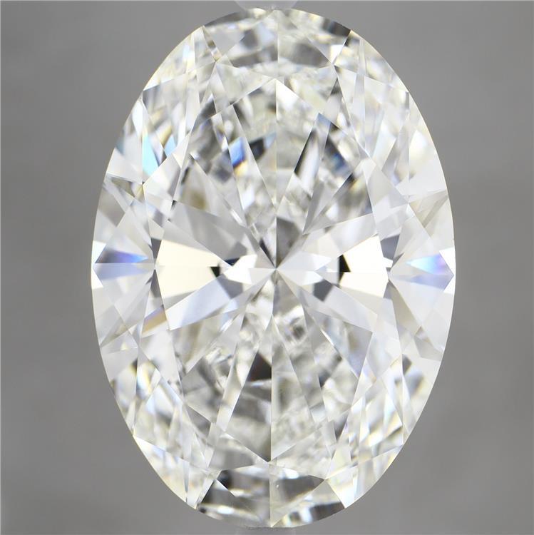 12.02ct Oval F VVS2 Lab Created Diamond