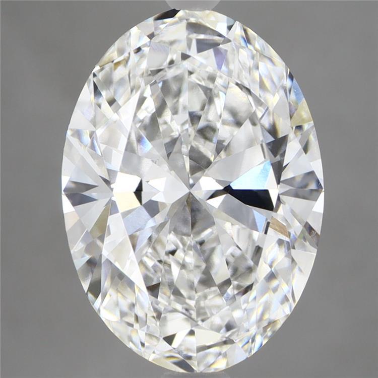 4.86ct Oval E VVS2 Lab Created Diamond