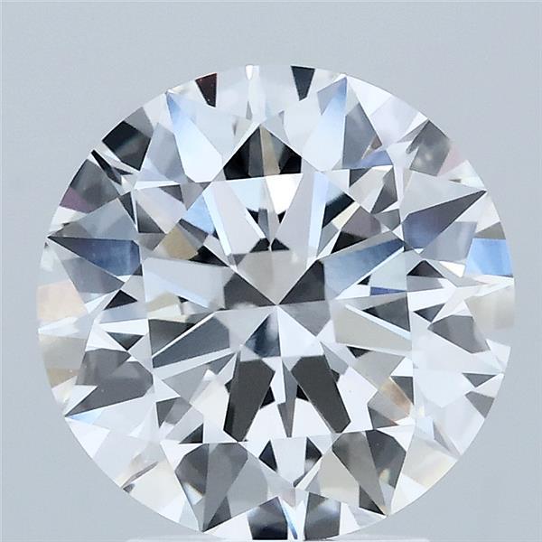3.02ct Round E VVS2 Lab Created Diamond