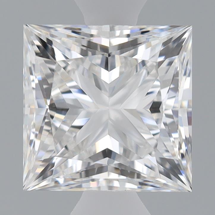 0.97ct Princess E VVS2 Lab Created Diamond