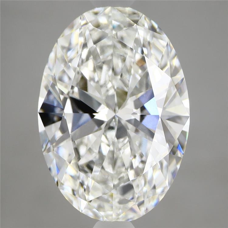 3.88ct Oval E VVS2 Lab Created Diamond