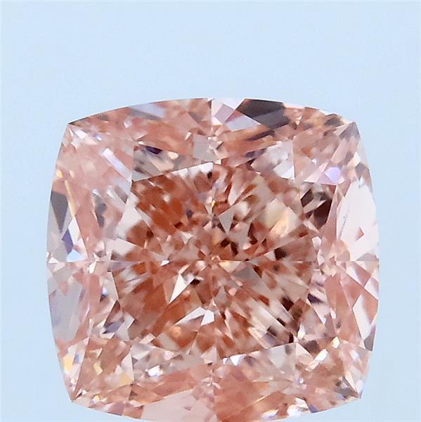 2.85ct Cushion FANCY VIVID PINK VVS2 Lab Created Diamond