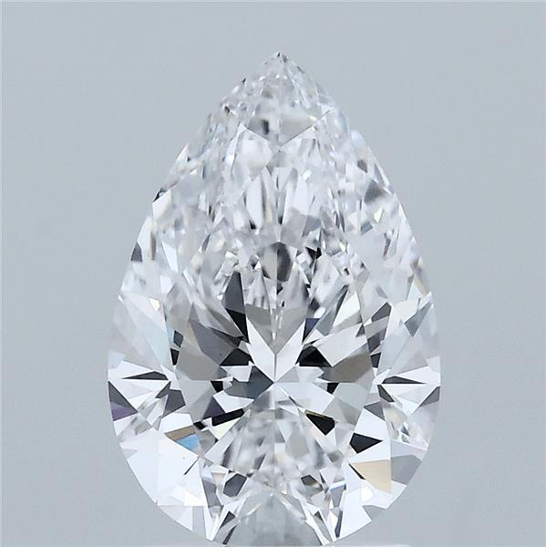2.08ct Pear D VVS2 Lab Created Diamond