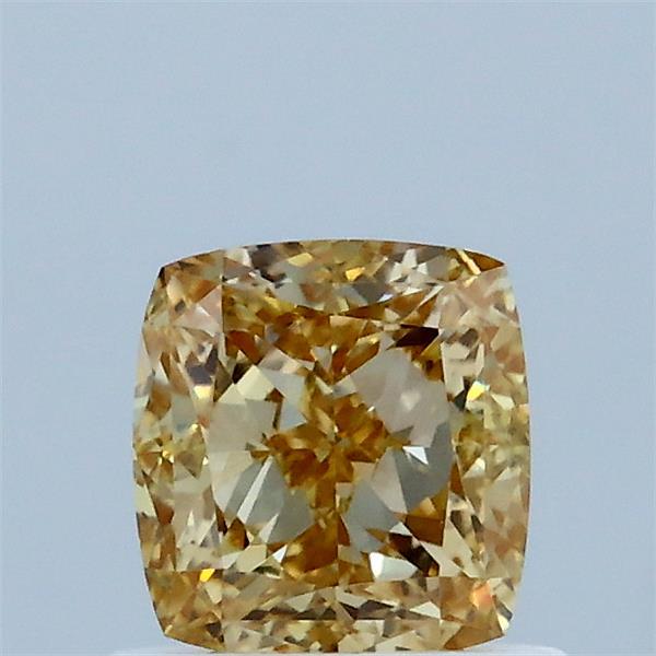 1.04ct Cushion FANCY YELLOW VS1 Lab Created Diamond