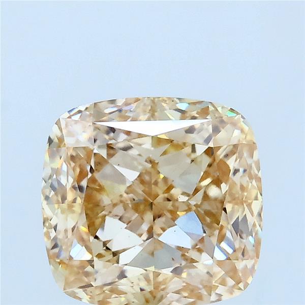 3.02ct Cushion FANCY LIGHT YELLOW VS1 Lab Created Diamond