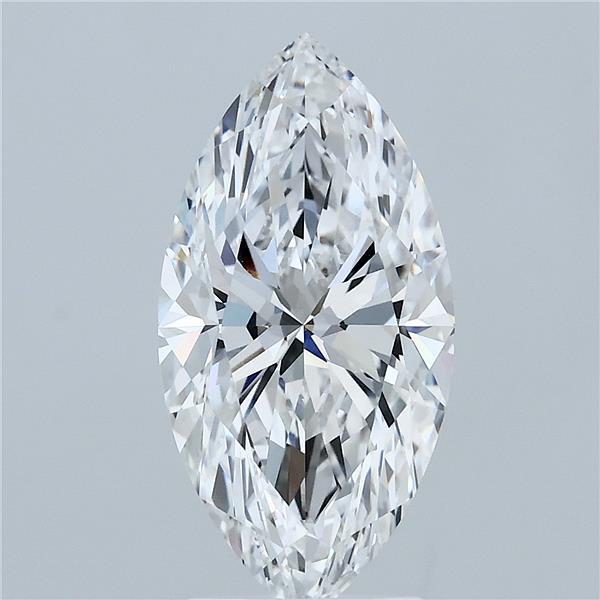 3.05ct Marquise E VVS2 Lab Created Diamond