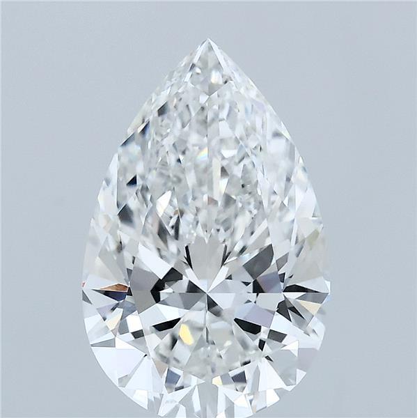 3.02ct Pear E VVS1 Lab Created Diamond