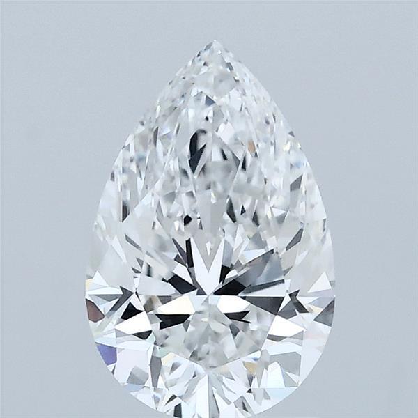 1.5ct Pear D VVS2 Lab Created Diamond
