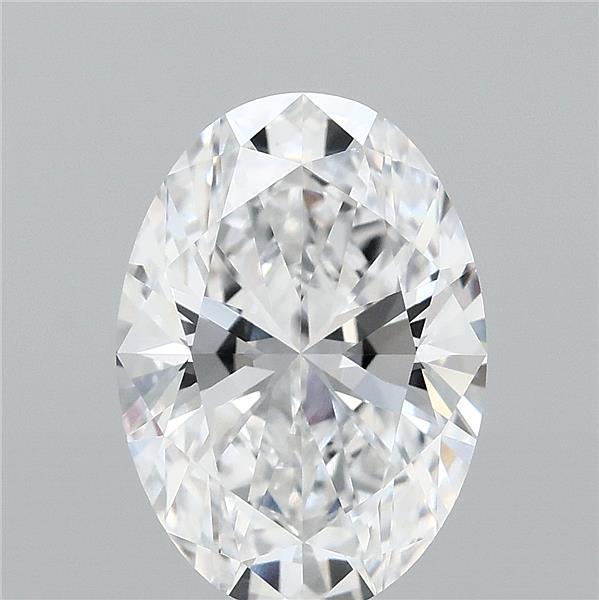 3.26ct Oval D VVS1 Lab Created Diamond