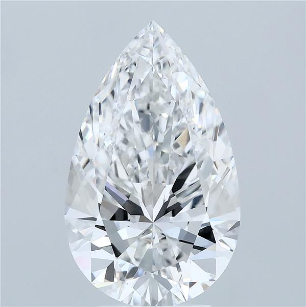 4.38ct Pear E VVS2 Lab Created Diamond