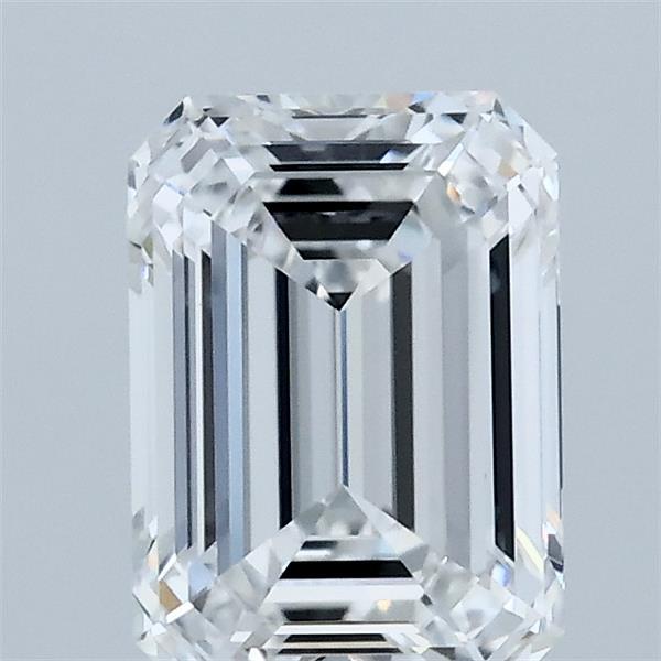 1.54ct Emerald D VVS2 Lab Created Diamond