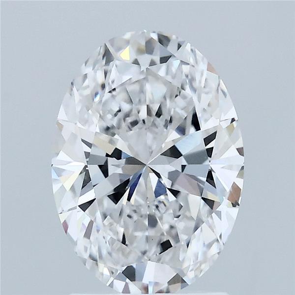 2ct Oval D VVS2 Lab Created Diamond