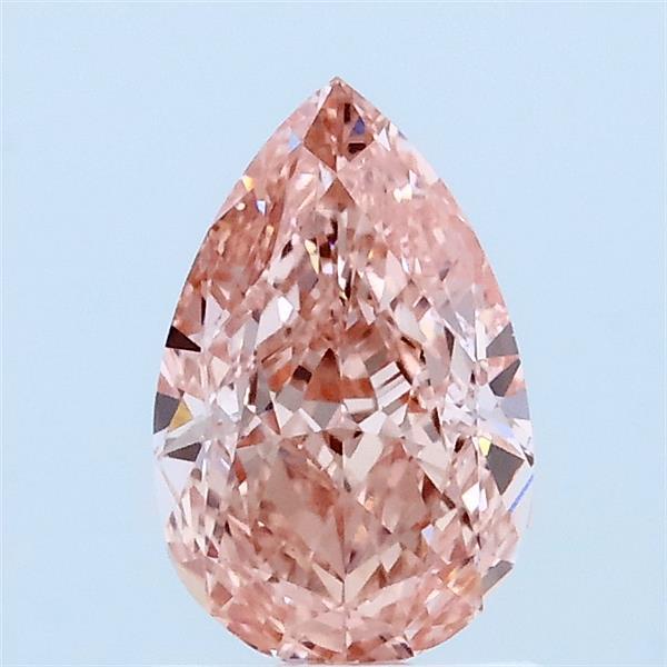 1.06ct Pear FANCY VIVID PINK VS1 Lab Created Diamond