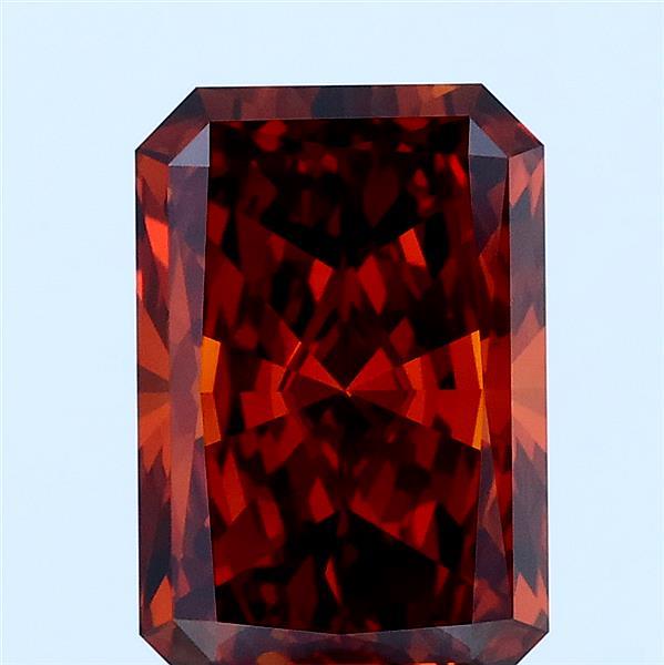 3.01ct Radiant FANCY DEEP ORANGE VS1 Lab Created Diamond