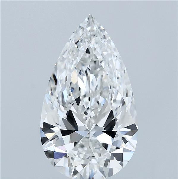 2.5ct Pear F VS1 Lab Created Diamond
