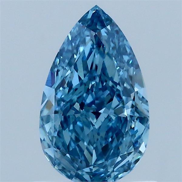 1.01ct Pear FANCY VIVID BLUE VS1 Lab Created Diamond