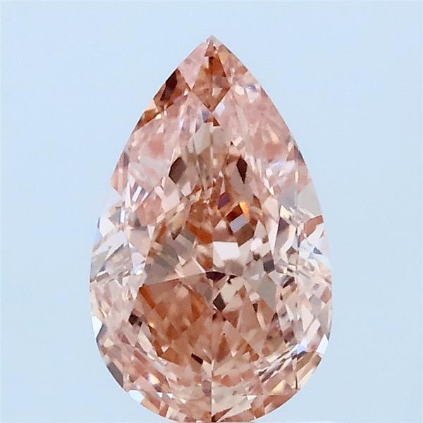 1.19ct Pear FANCY INTENSE PINK VS1 Lab Created Diamond