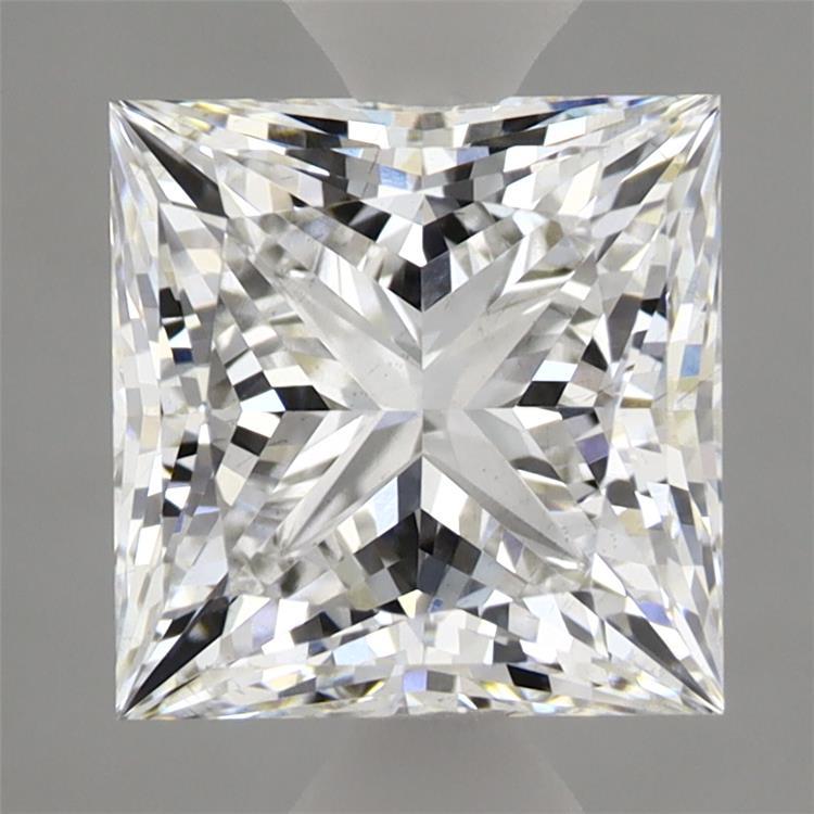2.5ct Princess E VS2 Lab Created Diamond