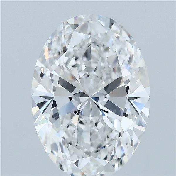 3ct Oval E VVS2 Lab Created Diamond
